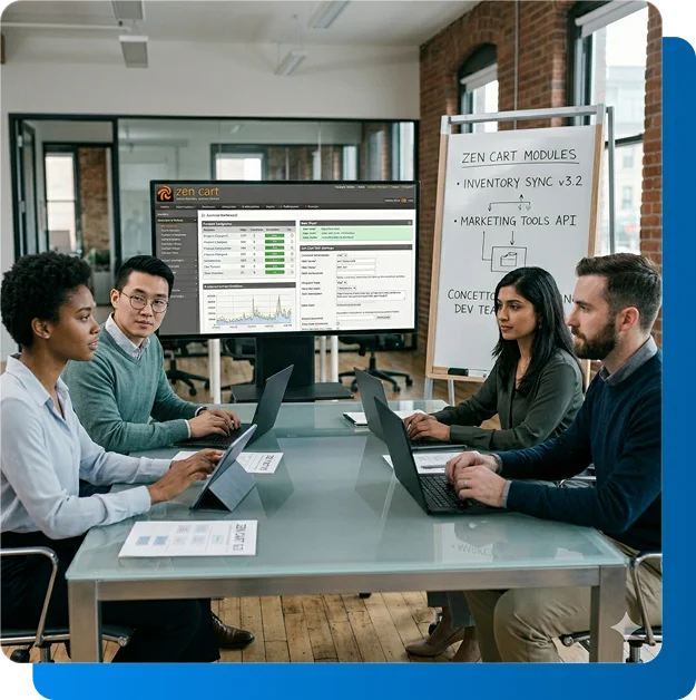 Optimum online business and marketing solutions by a Zencart development company | Concetto Labs
