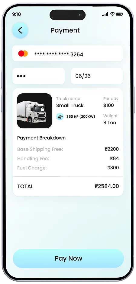 Payment Screen